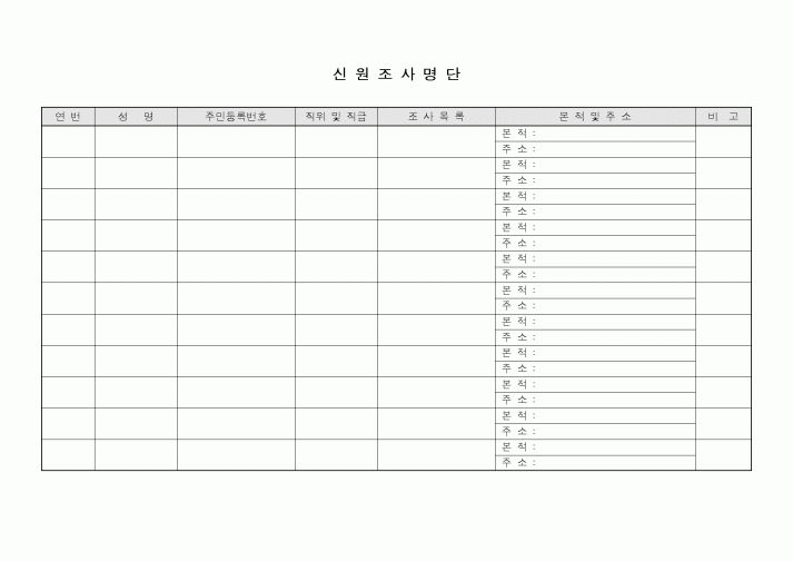 (총무)신원조사명단