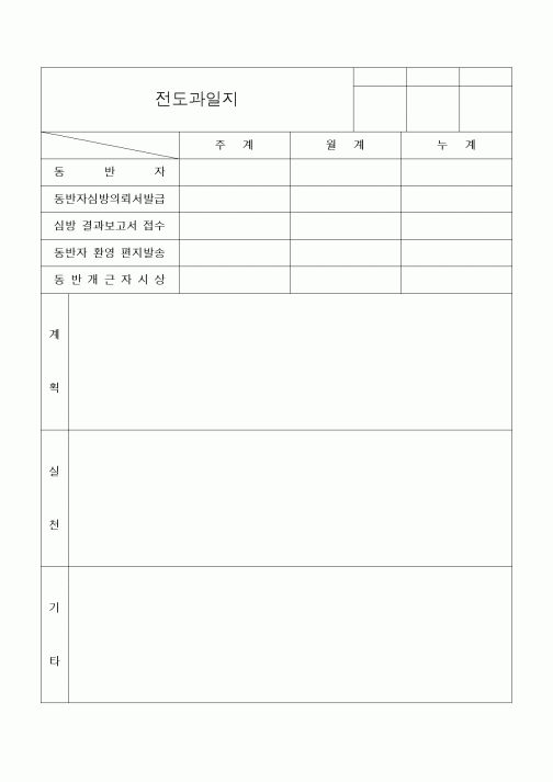 (제례서식)전도과일지