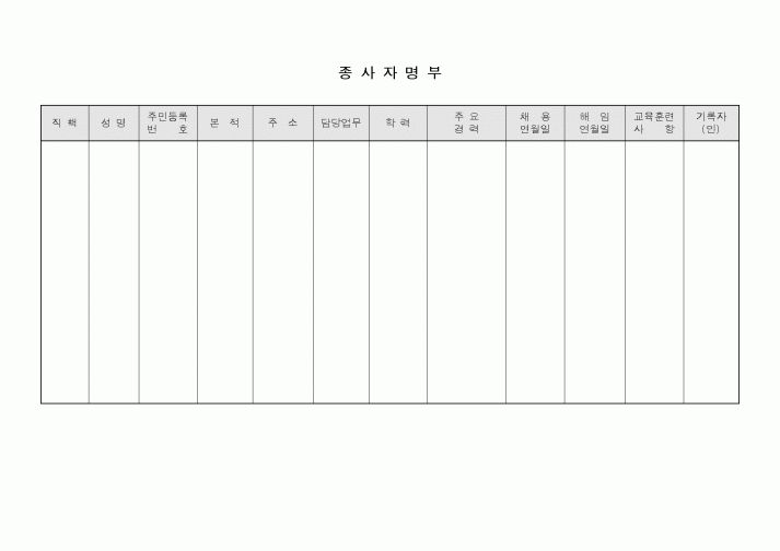(총무)종사자명부1