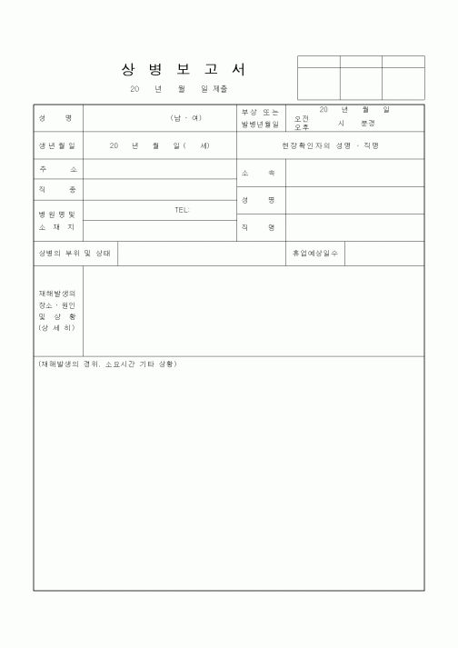 (기타)상병보고서1