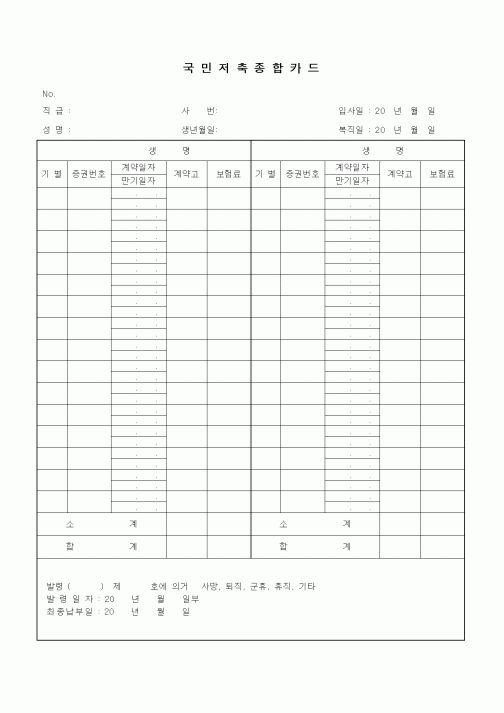 (기타)국민저축종합카드1