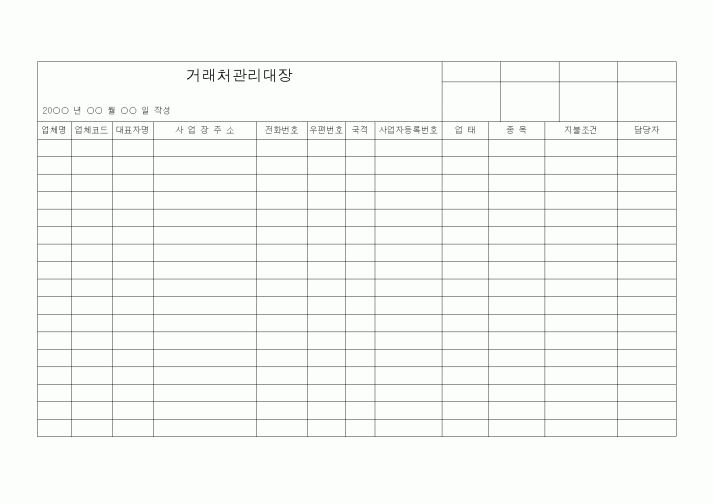 (기타)거래처관리대장1
