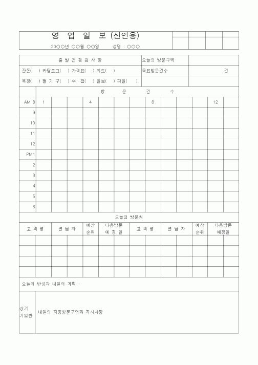 (영업)영업일보(신인용)2