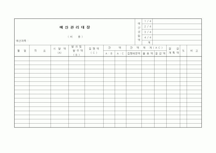(경영)예산관리대장2
