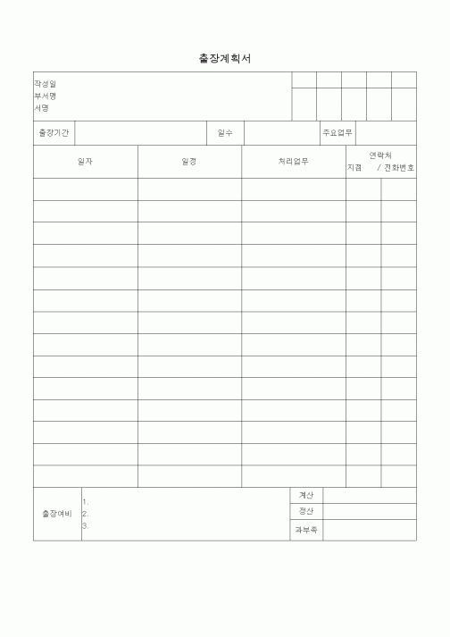 (총무)출장계획서3