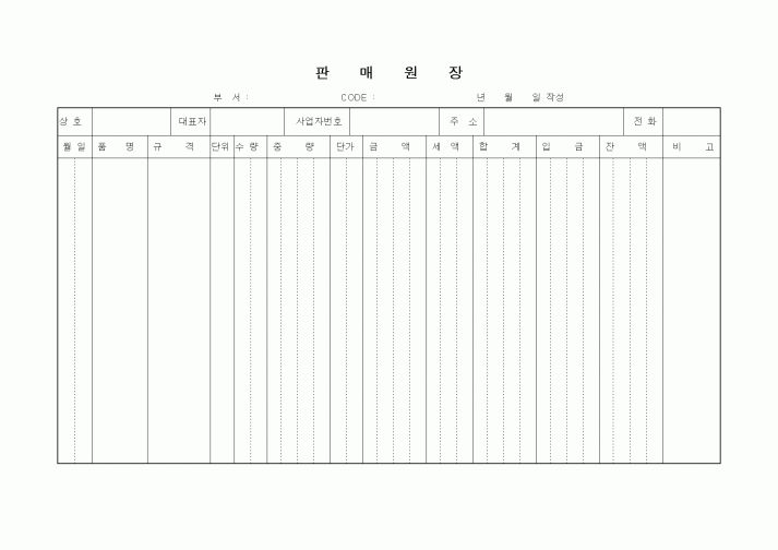 (판매/영업)판매원장2