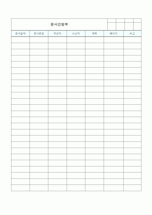 (총무)문서건명부2
