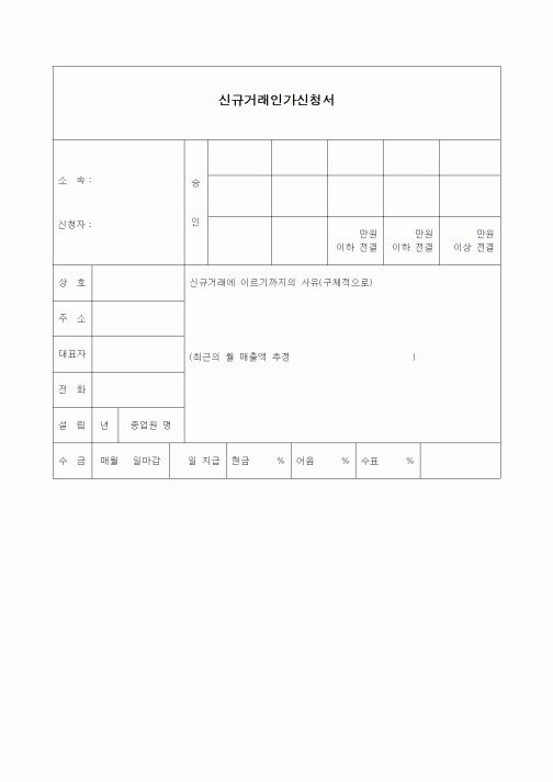 (구매/외주서식)신규거래인가신청서1