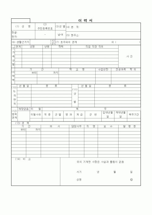이력서4