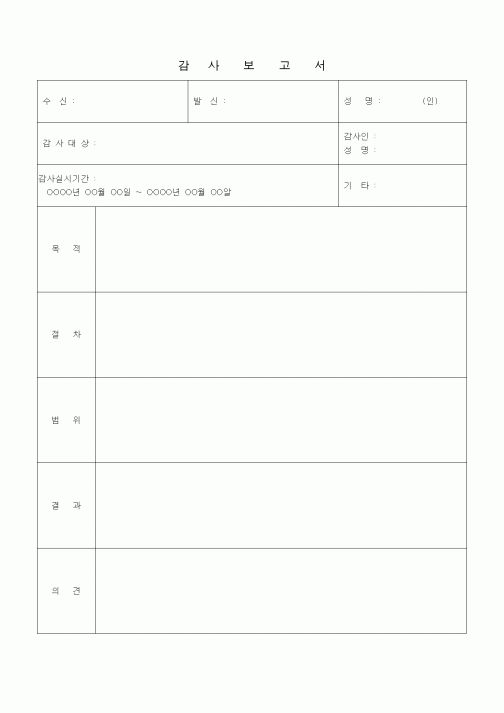 (경영)감사보고서4