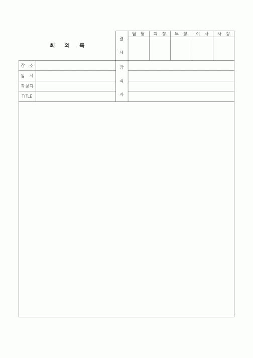 (경영)회의록(10)