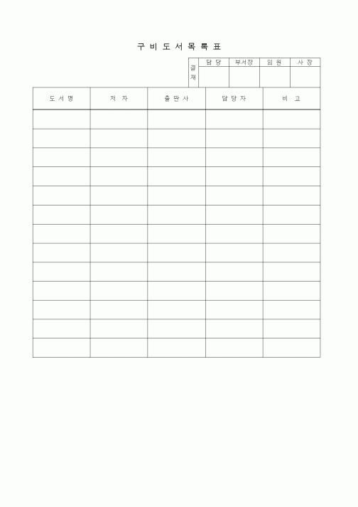 (총무)구비도서목록표2