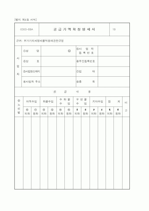 (세무/회계)공급가액확정명세서