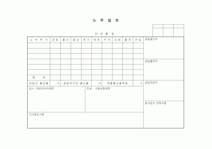 (인사/노무)노무일보1