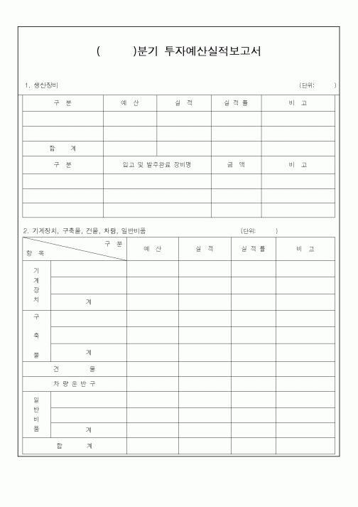 (총무)투자예산실적보고서
