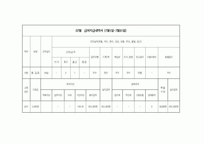 (인사/노무)급여지급내역서3