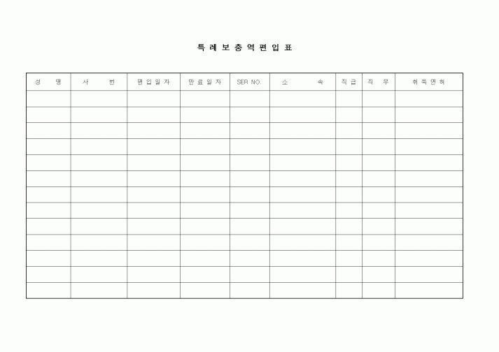 (인사/노무)특례보충역편입표2