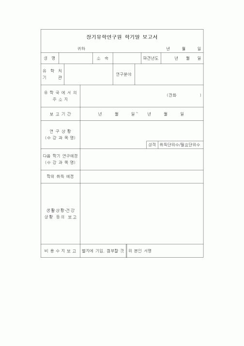 (인사/노무)장기유학연구원 학기말 보고서1