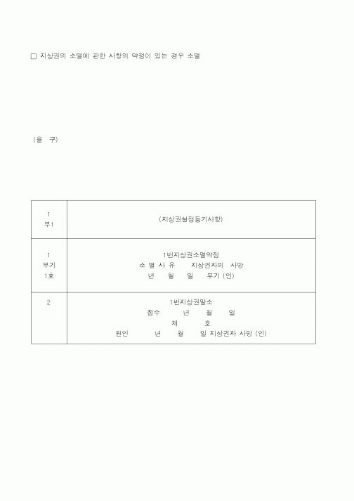 (생활민원)지상권의 소멸에 관한 사항의 약정이 있는 경우 소멸