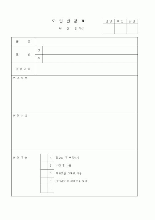 (제조/생산)도면변경표2