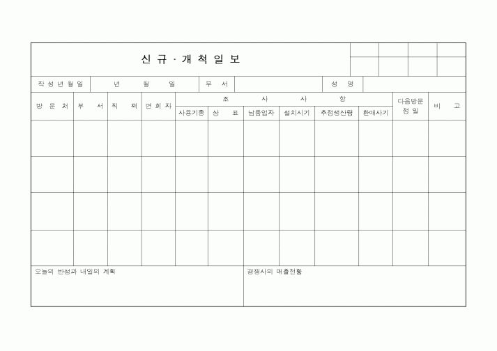 (총무)신규개척일보