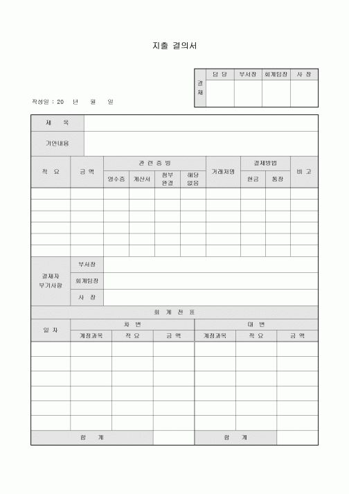 주주총회 의사록(정기)