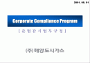 준법 감시 업무 규정에 관한 실제 사례 분석 -Corporate Compliance Program 1페이지