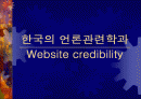 웹신뢰성(Website Credibility) 측정 및 분석 2페이지