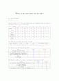 데이트장소 영어 설문 조사 통계 및 스크립트 1페이지