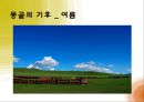  몽골(몽고)의 기본정보, 몽골(몽고)의 역사, 몽골(몽고)의 발전과정, 몽골(몽고)의 경제, 몽골(몽고)의 고비사막, 몽골(몽고)의 티베트불교, 한국과 몽고의 관계 5페이지