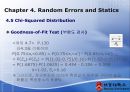 [기계계측공학] Chapter 4. Random Errors and Statics.PPT자료 36페이지