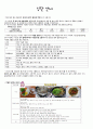 어린이집 월간 식단표 구성_ (2014년) 2월 3~5세 오전죽식형 식단표와 식단 안내 및 이달의 신메뉴 레시피 2페이지
