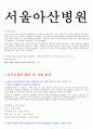 서울아산병원 현직자 [실제 합격 자소서!!] 질문상세분석 BEST 서류 필합격! 2페이지